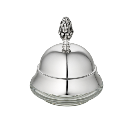 christofle individual butter dish malmaison  silver plated 1