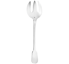 christofle salad serving fork cluny  silver plated 3