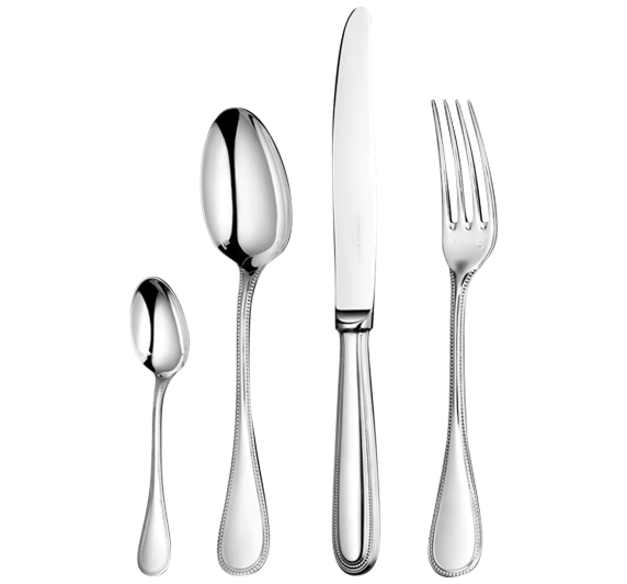 christofle 48-piece silver-plated flatware set with free chest 1