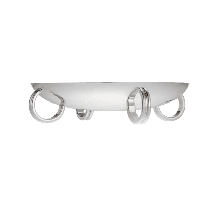christofle silver-plated four-ring centerpiece 0