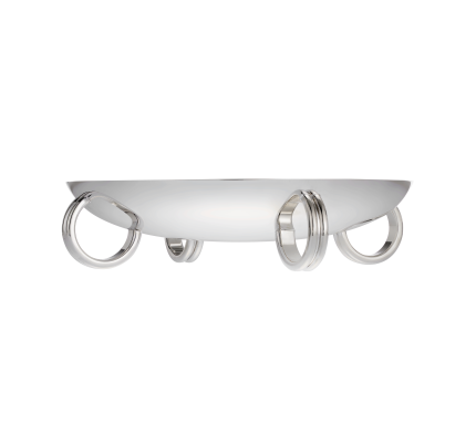 christofle silver-plated four-ring centerpiece 0