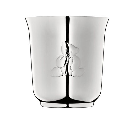 christofle baby cup charlie bear  silver plated 2