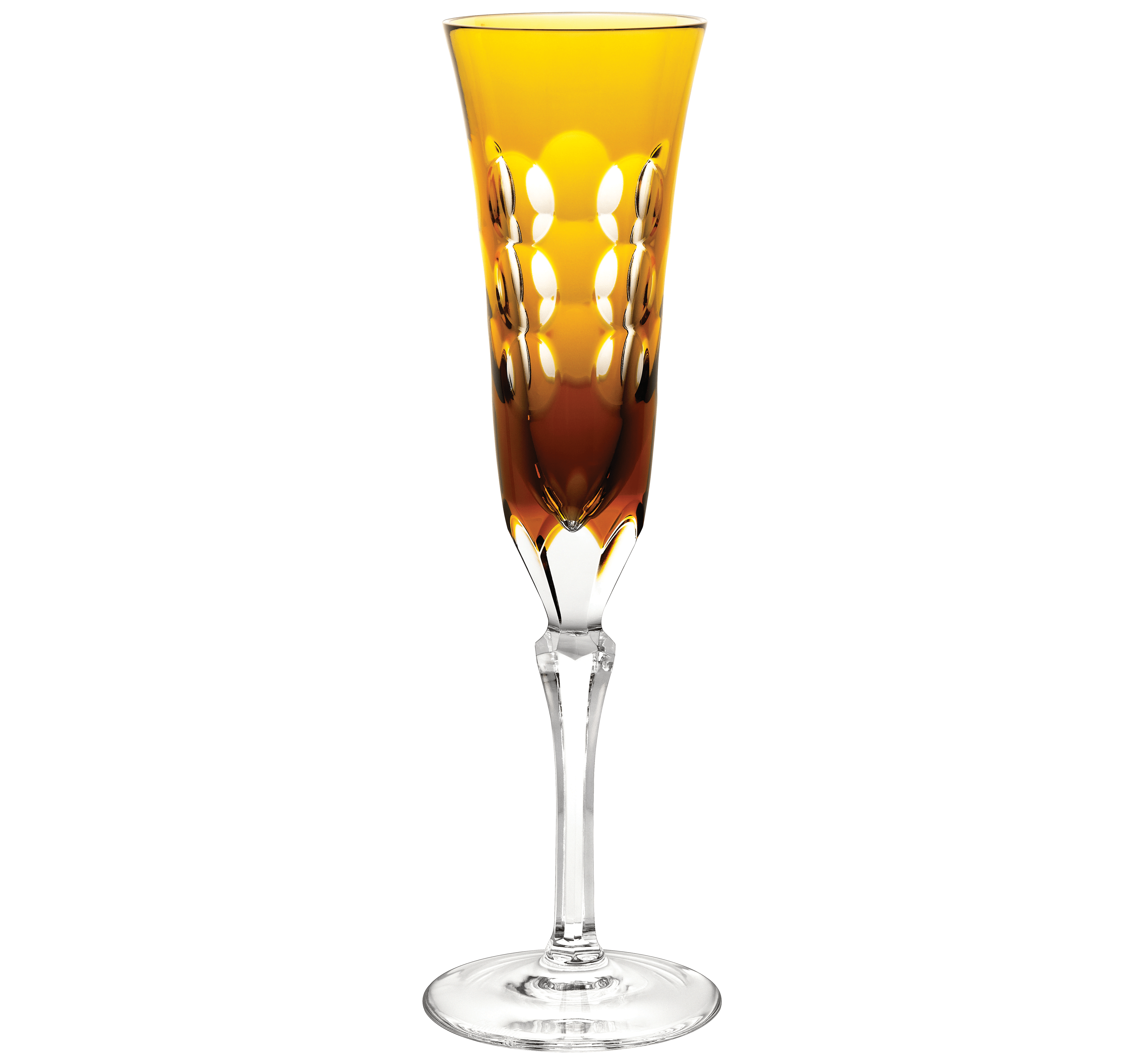 christofle amber crystal champagne flute  2