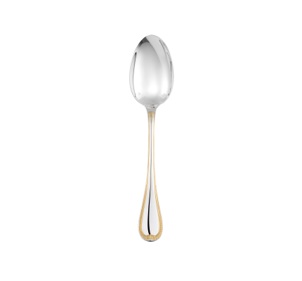 christofle partially gilded silver-plated table spoon 1
