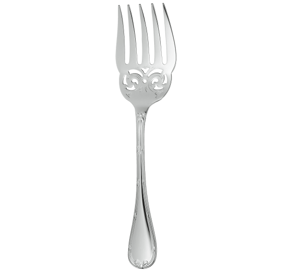 christofle silver plated fish serving fork 0