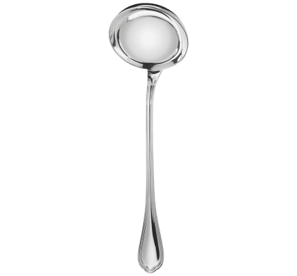 christofle soup ladle spatours  silver plated 1