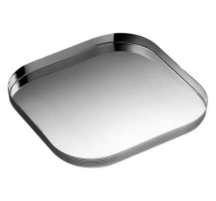 christofle silver-plated square tray - 26 x 26 cm 1