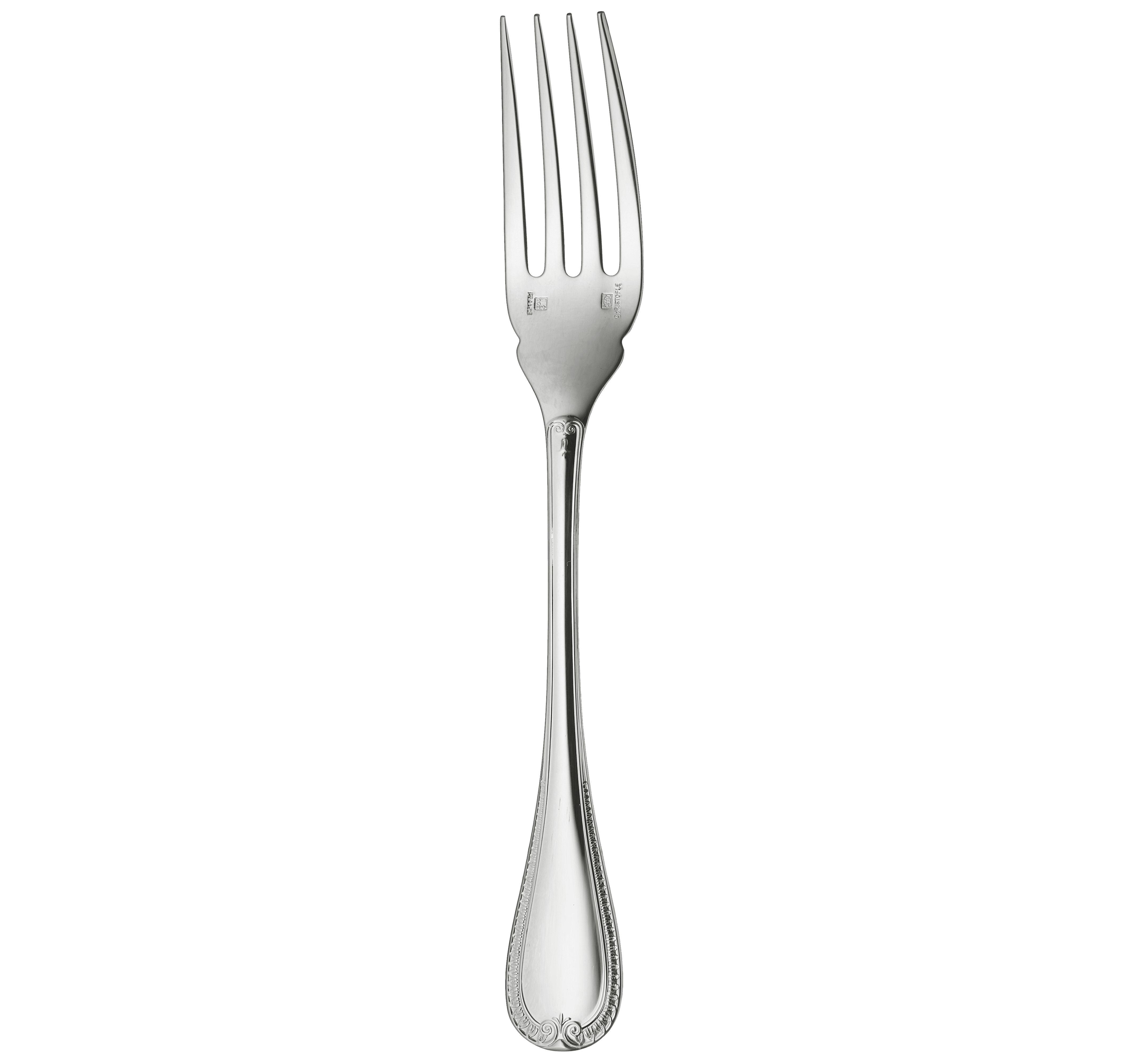 christofle fourchette à poisson en métal argenté 1