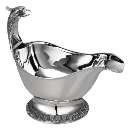Christofle - Large Silver-Plated Gravy Boat - Malmaison