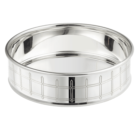 Bottle coaster Graphik Silver plated Bottle coaster Graphik Silver plated
