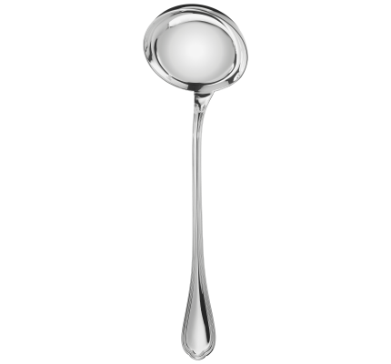christofle louche à potage en métal argenté 1