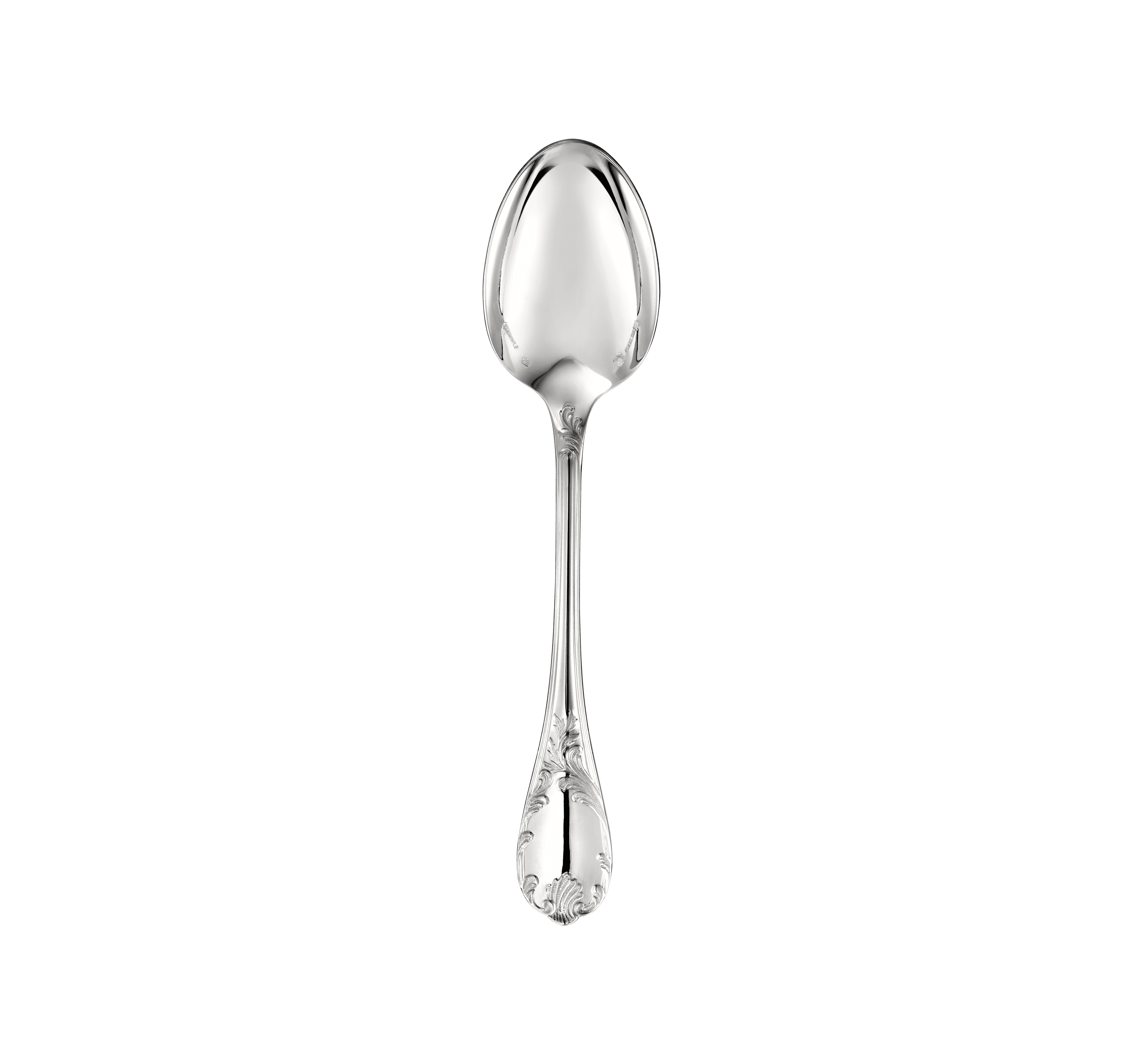 christofle cuillère à dessert en argent massif 1