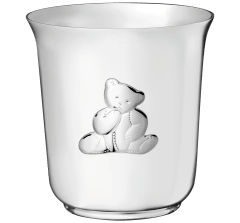 christofle baby cup charlie bear  silver plated 2