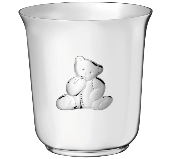 christofle baby cup charlie bear  silver plated 2