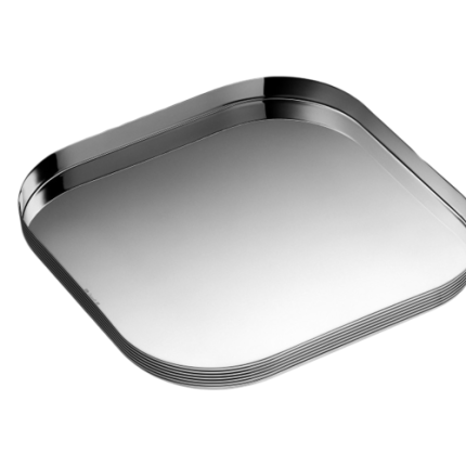 christofle square tray 26x26cm k+t  silver plated 1