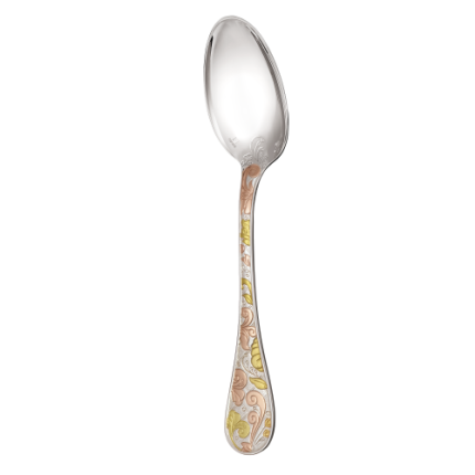 Partially Gilded Rose & Yellow Gold Table Spoon