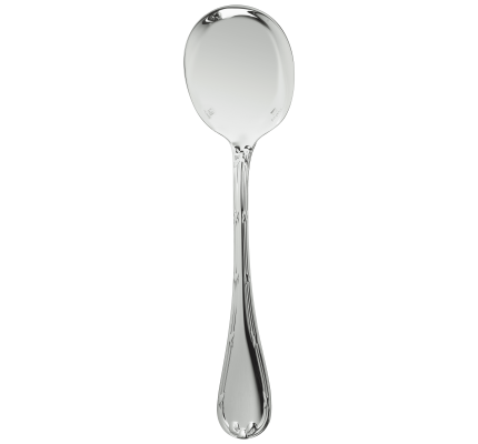 christofle cream soup spoon rubans  silver plated 1