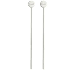 christofle set of 2 cocktail stirrers uni  silver plated 1