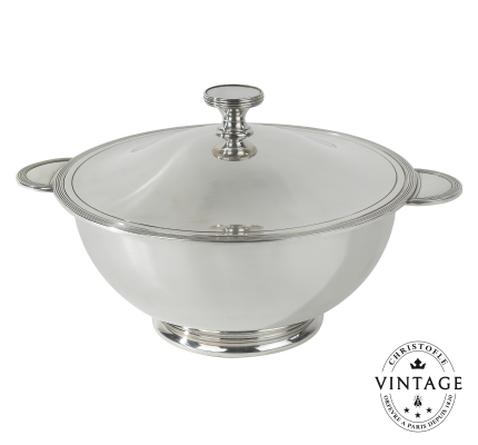 christofle vintage silvered vegetable dish 1