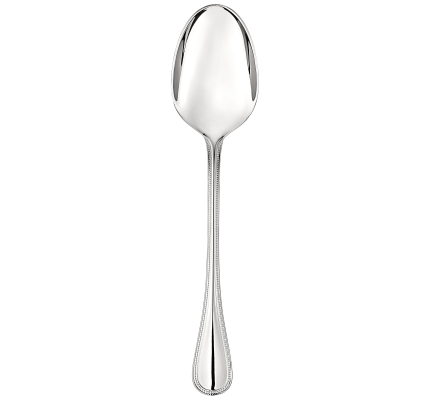 christofle serving spoon perles 2  stainless steel 3