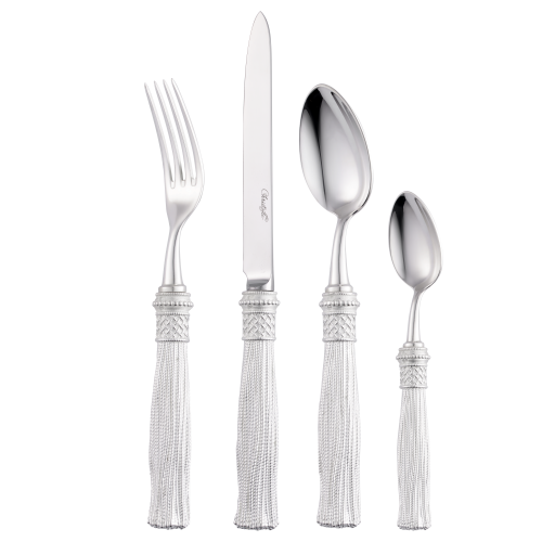 christofle 4-piece silver-plated individual place settings 0