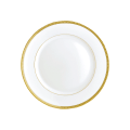 christofle Assiette à pain en porcelaine finition or