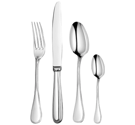 christofle flatware set for 6 people (24 pieces) perles 2  stainless st 1