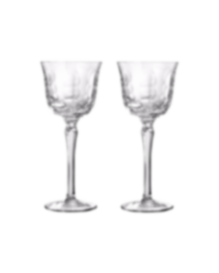 Christofle Set of 2 Iriana Crystal Red Wine Glasses (190ml)