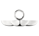 christofle Three part server small Vertigo  Silver plated