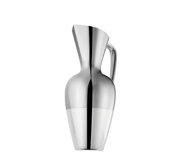 Christofle メッシュボウル Water Pitcher Silver Base and Steel Affinités