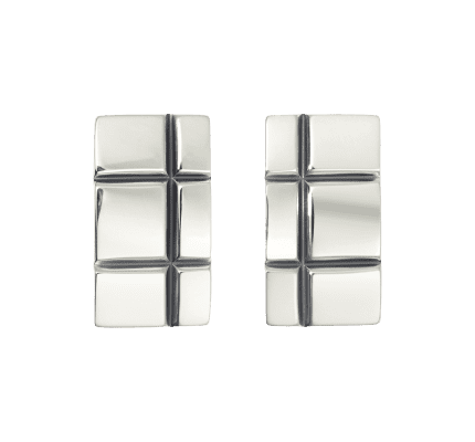 christofle cufflinks graphik  sterling silver 0