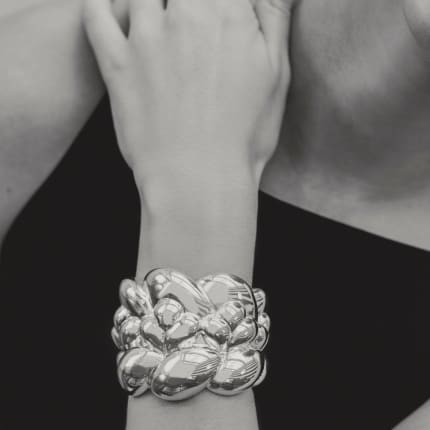 christofle sterling silver cuff bracelet 1