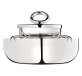 christofle small silver-plated caviar serving set 1