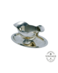 christofle saucière argentée - vintage 1