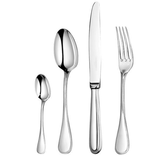 christofle flatware set for 6 people (36 pieces) perles sterling silver 01416836000001 1