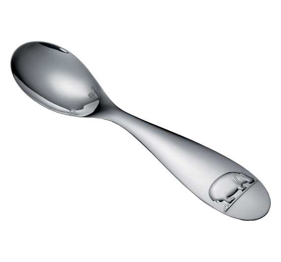 christofle silver plated baby spoon 4