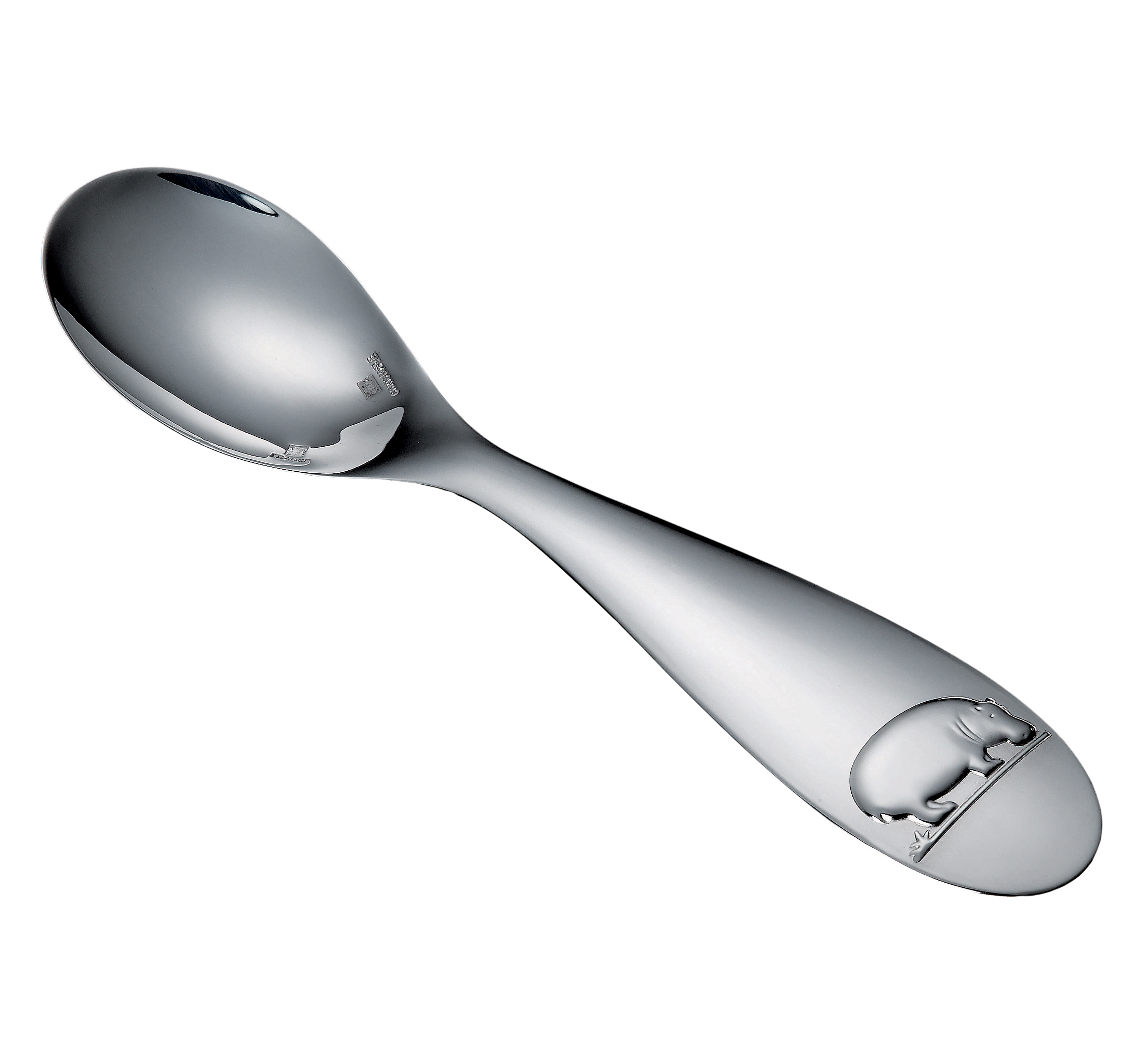 christofle cuillère bébé en métal argenté 4