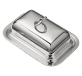 christofle butter dish  vertigo  silver plated 1