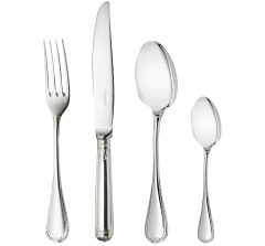 christofle flatware set for 12 people (48 pieces) malmaison  silver pla 0