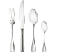 christofle flatware set for 12 people (48 pieces) malmaison  silver pla 0