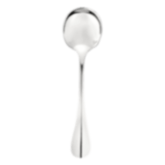 christofle cream soup spoon fidelio  silver plated 1