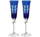 christofle set of blue glasses 3