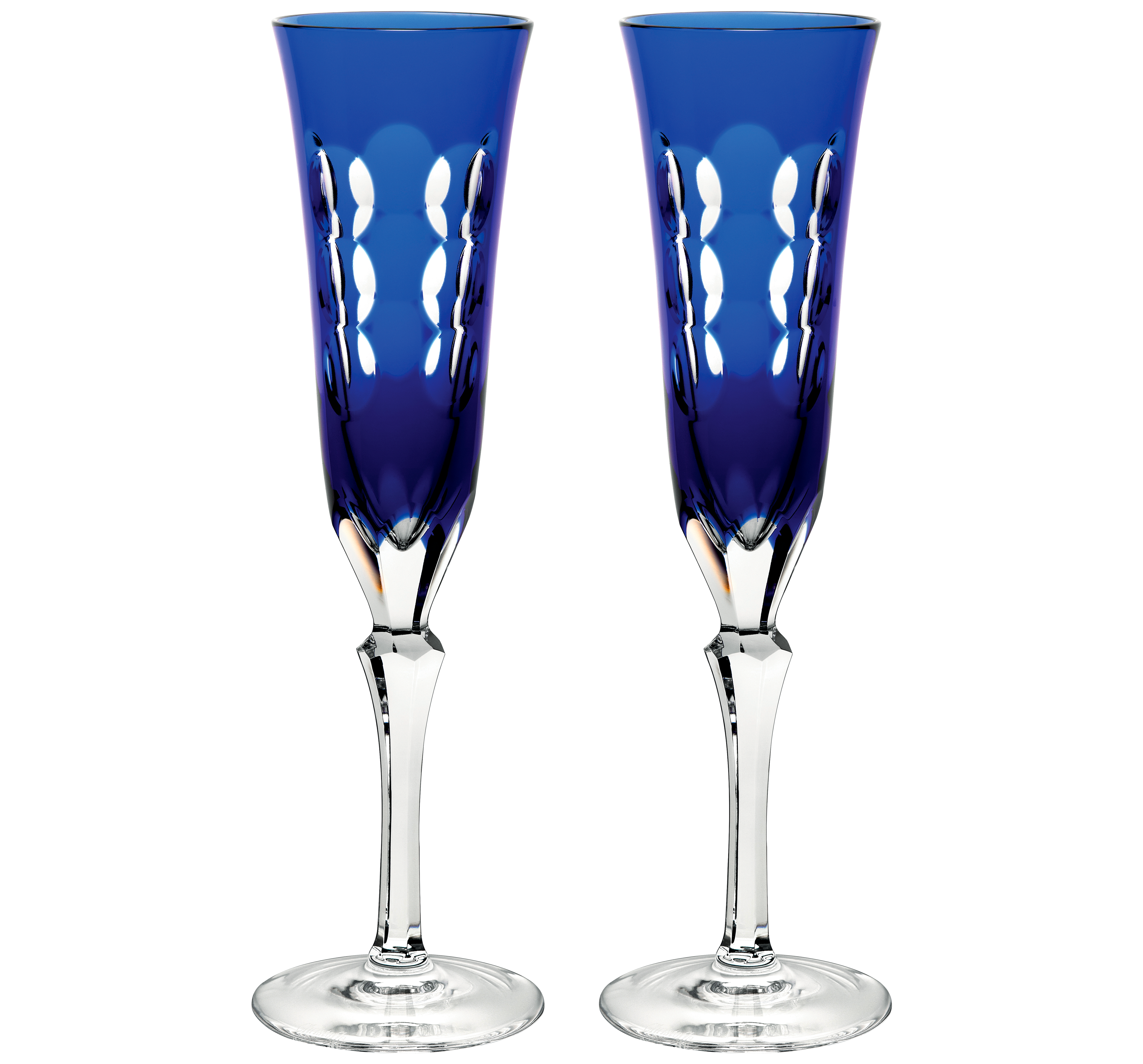 christofle ensemble de verres bleu 3