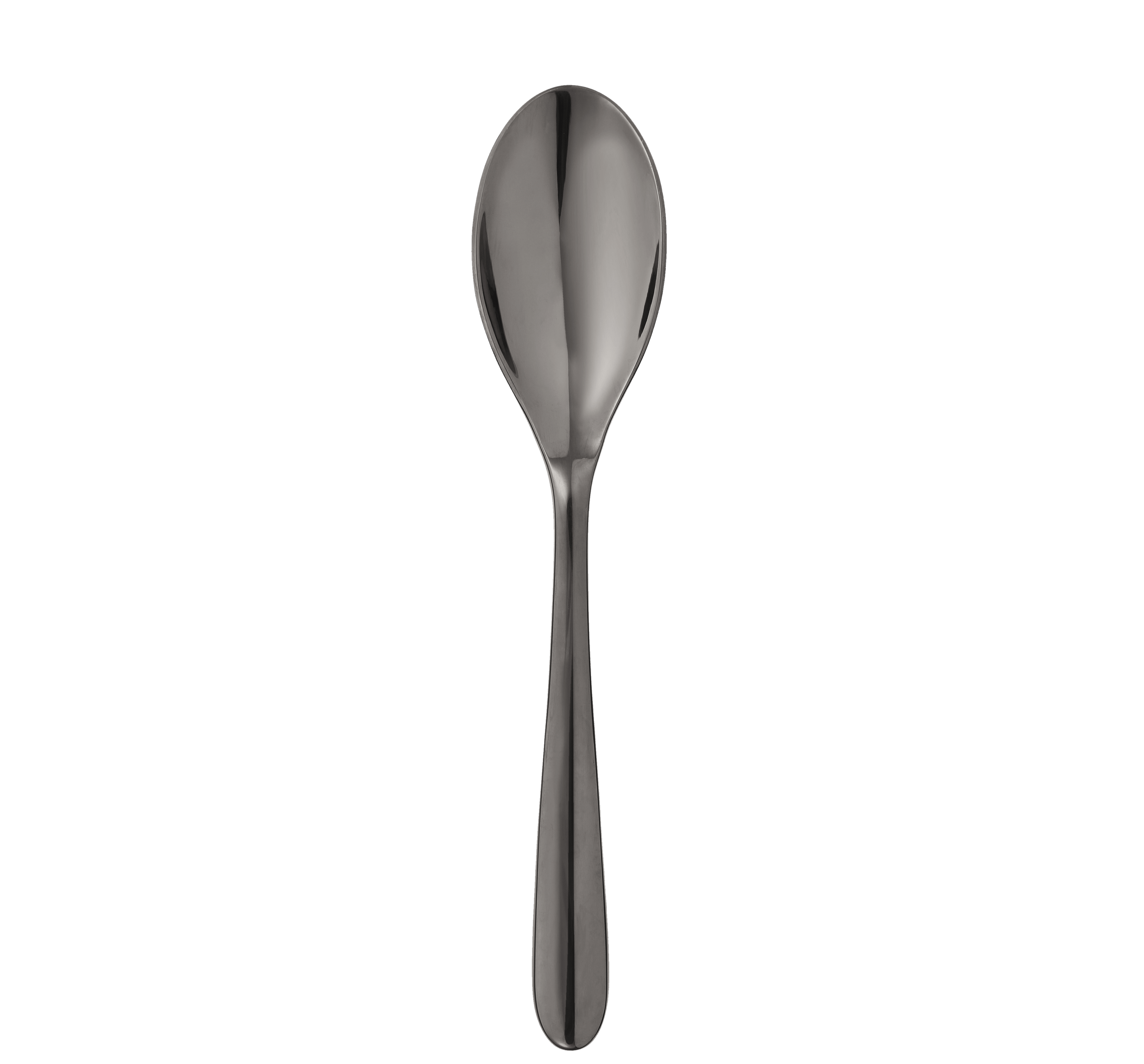 christofle black stainless steel soup spoon  2