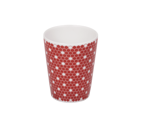 christofle espresso cup - red 2