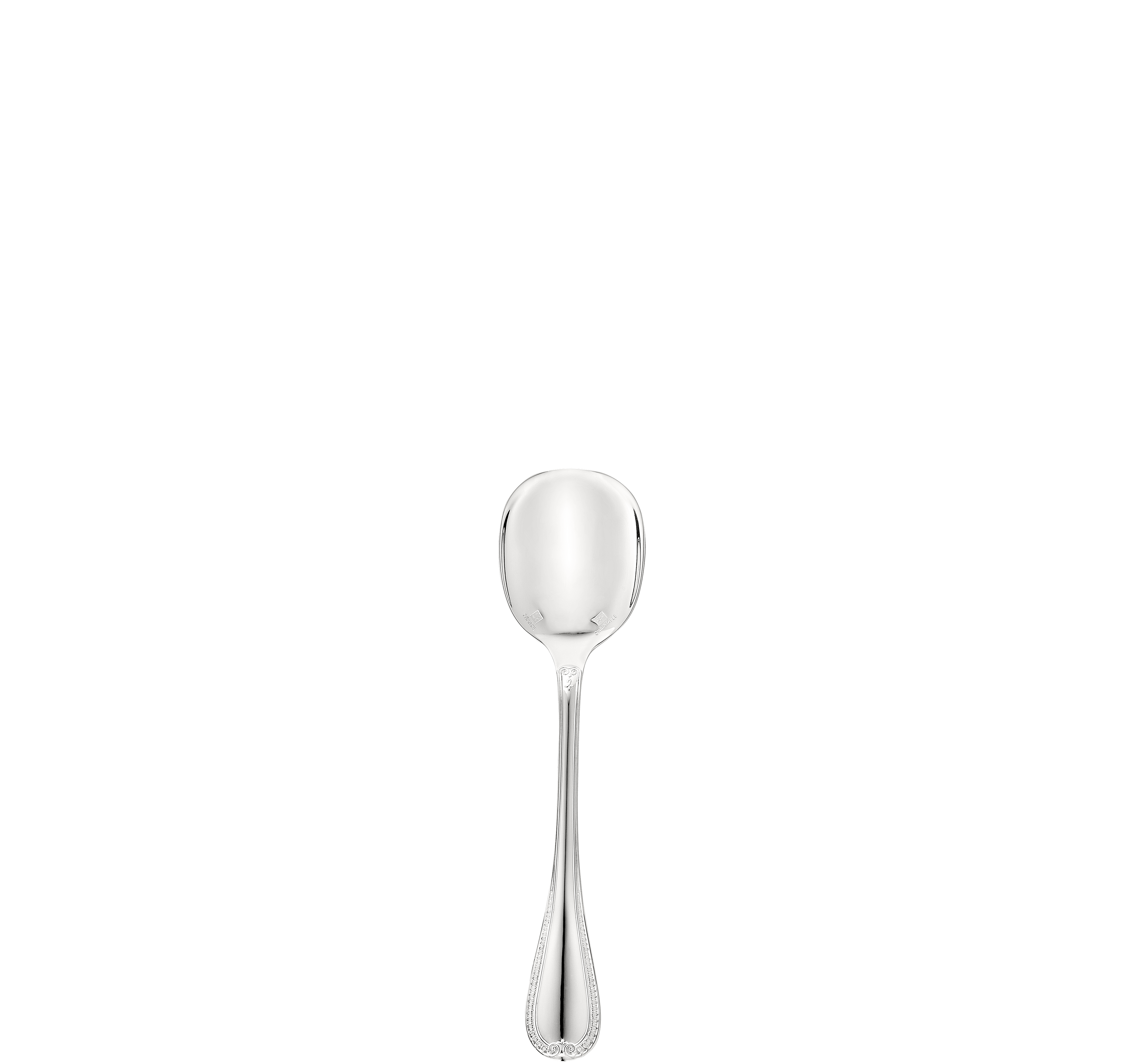 Cuillère à glace en argent massif Malmaison Cuillère à glace en argent massif Malmaison