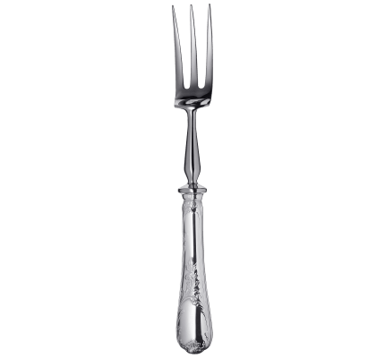 christofle carving fork marly  silver plated 1
