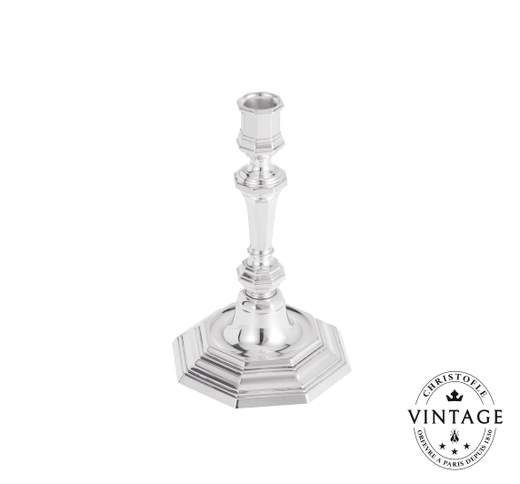 christofle candlestick silverware - vintage 1
