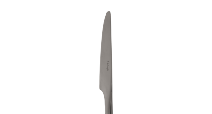 christofle stainless steel dessert knife - black colour 2