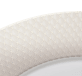 christofle porcelain underplate platinum finish 1